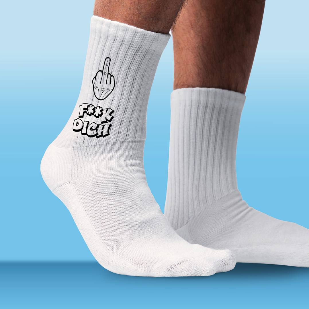 Socken - F**k Dich (Mittelfinger)