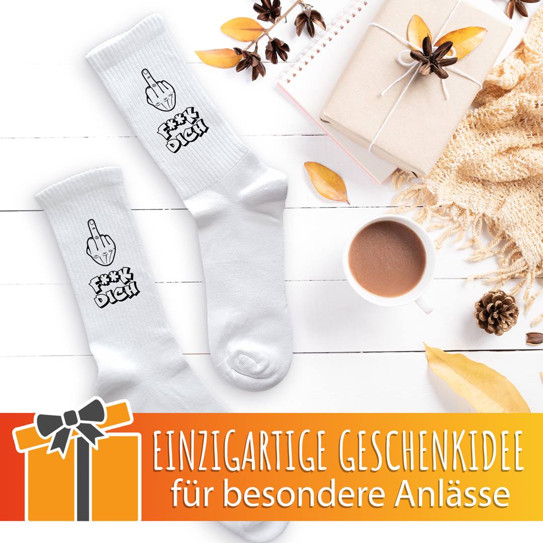 Socken - F**k Dich (Mittelfinger)