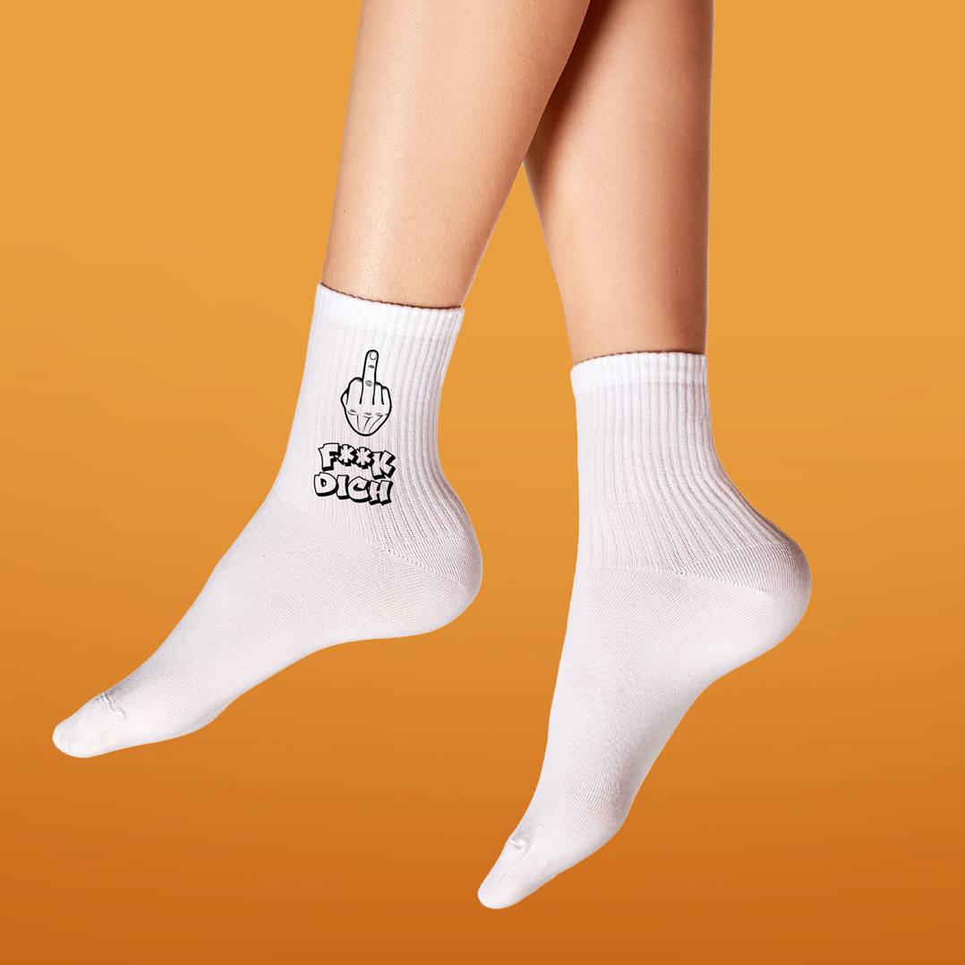 Socken - F**k Dich (Mittelfinger)