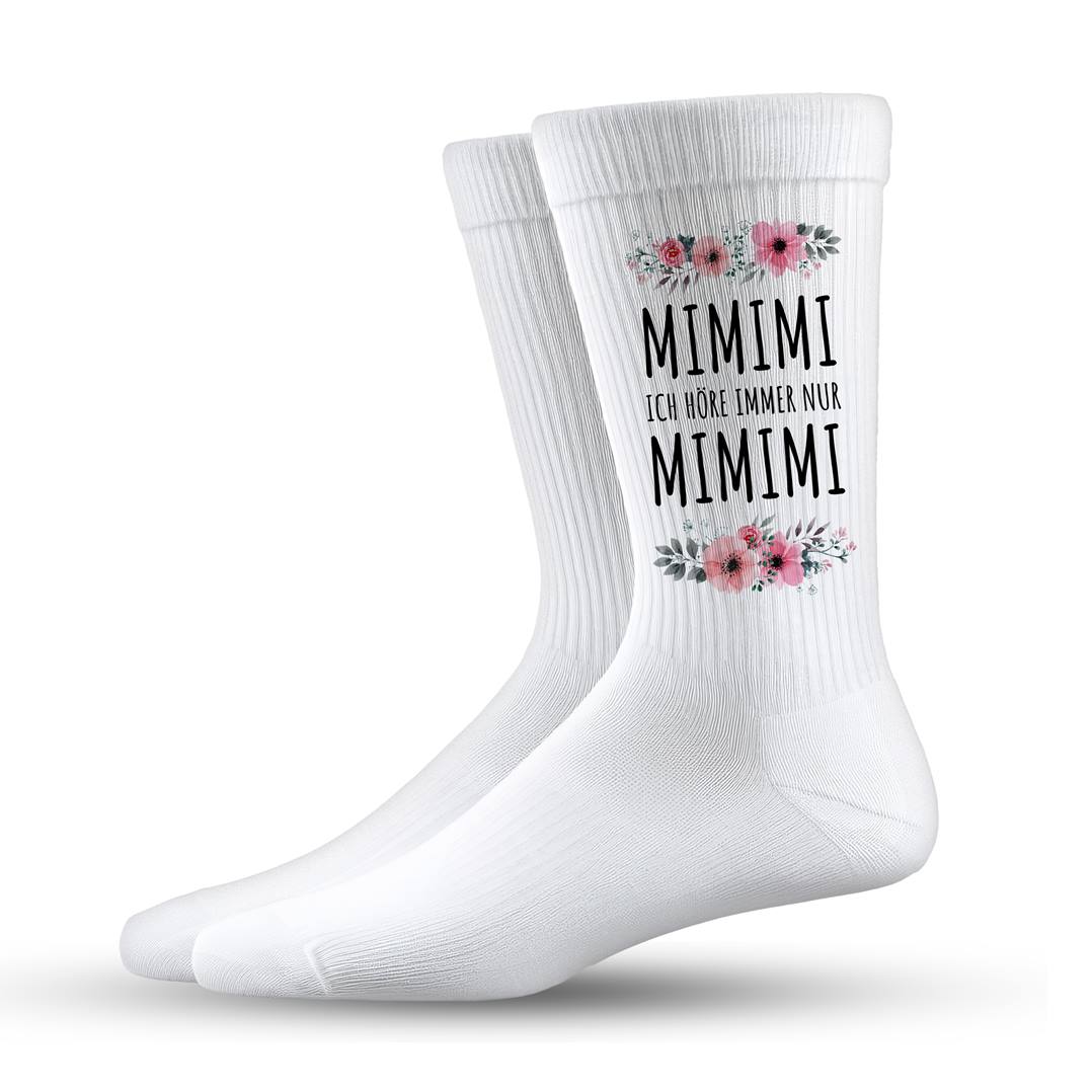 Socken - Mimimi Ich höre immer nur Mimimi - blumig