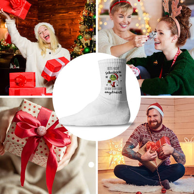 Socken - Miss Grinch - Bitte nicht schubsen, ich bin schon leicht angetüdelt