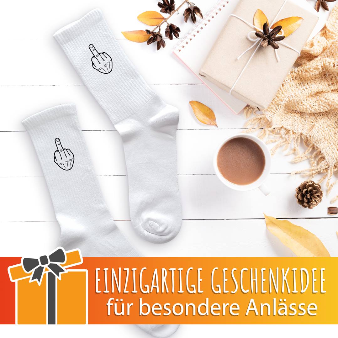 Socken - Mittelfinger