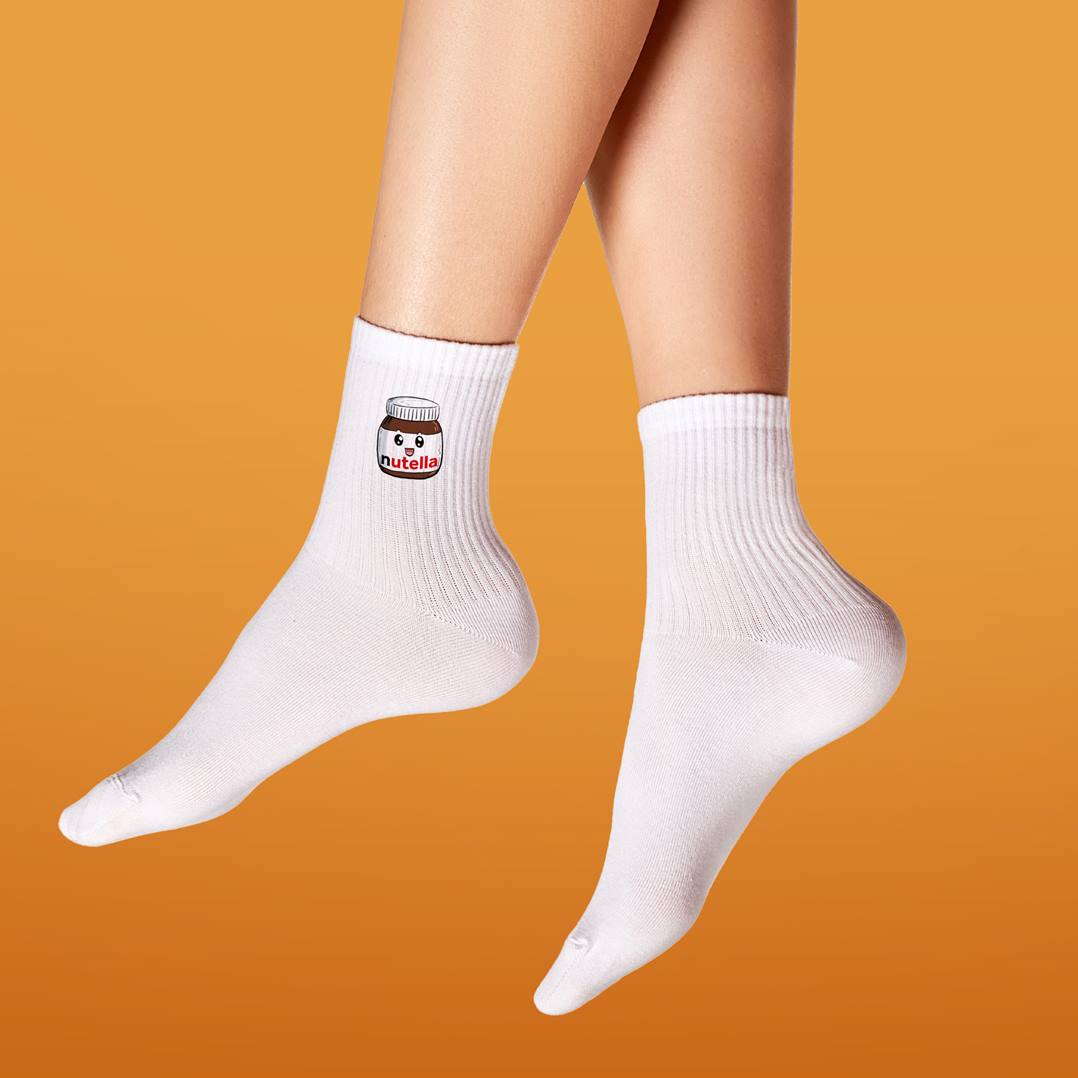 Socken - Nutella Glas