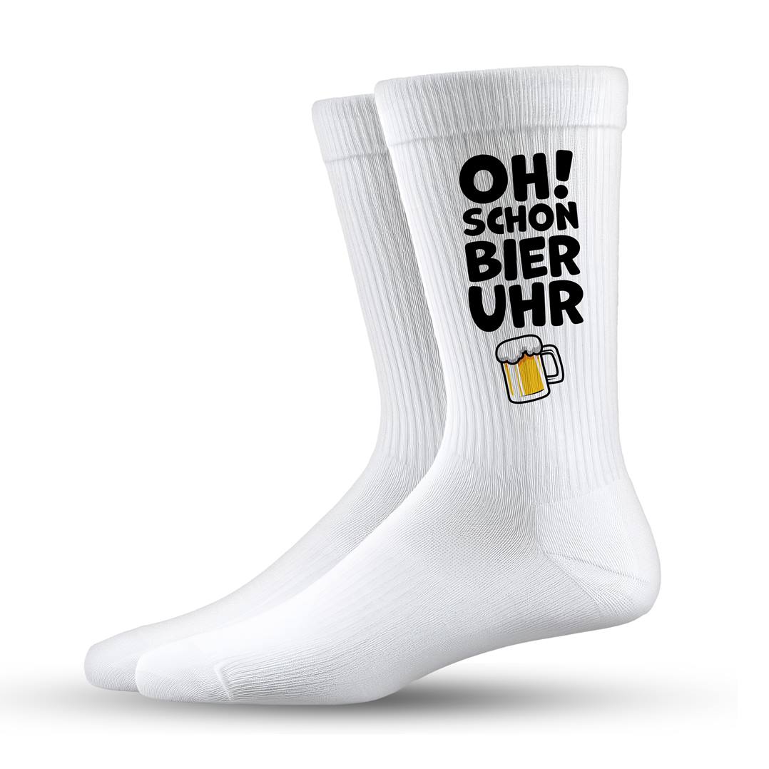 Socken - Oh! Schon Bier Uhr