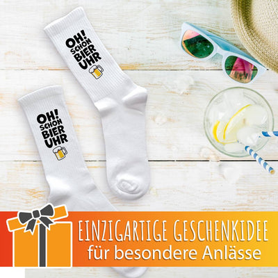 Socken - Oh! Schon Bier Uhr