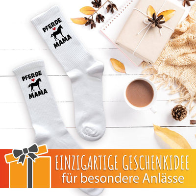 Socken - Pferde Mama