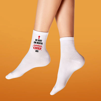 Socken - So sieht ein richtig cooler Chef aus