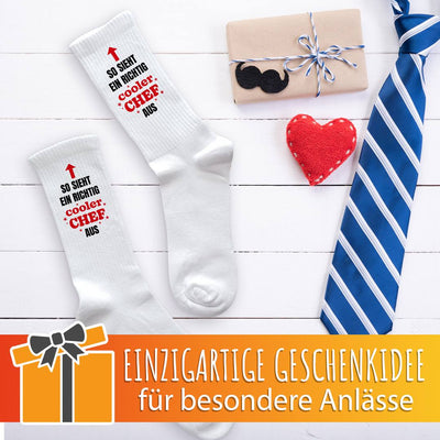 Socken - So sieht ein richtig cooler Chef aus