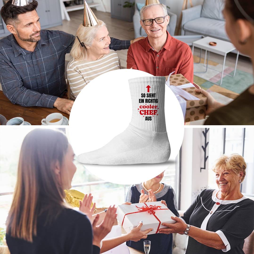 Socken - So sieht ein richtig cooler Chef aus