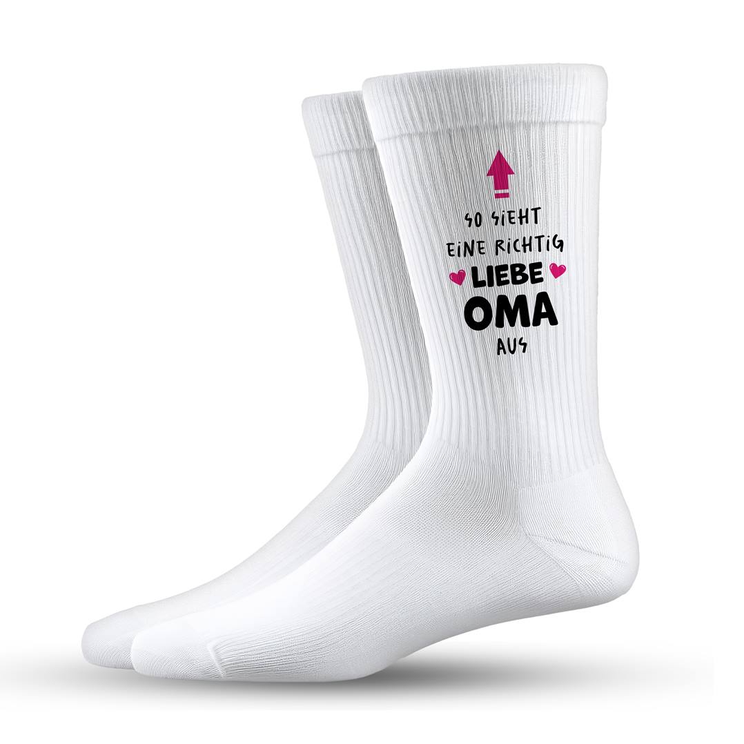 Socken - So sieht eine richtig liebe Oma aus