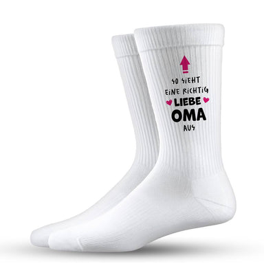 Socken - So sieht eine richtig liebe Oma aus