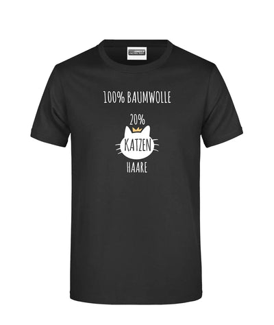 Bild: T-Shirt - 100% Baumwolle 20% Katzenhaare Geschenkidee