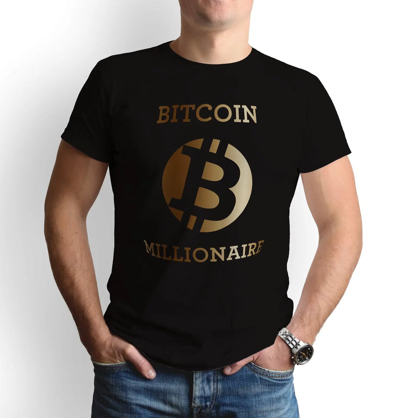 Bild: T-Shirt - Bitcoin Millionaire - BTC Geschenkidee