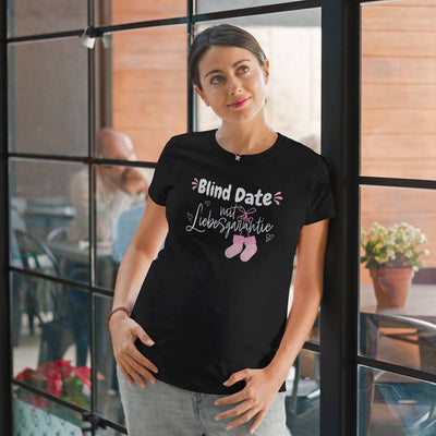 T-Shirt - Blind Date mit Liebesgarantie (Schwangerschaft)