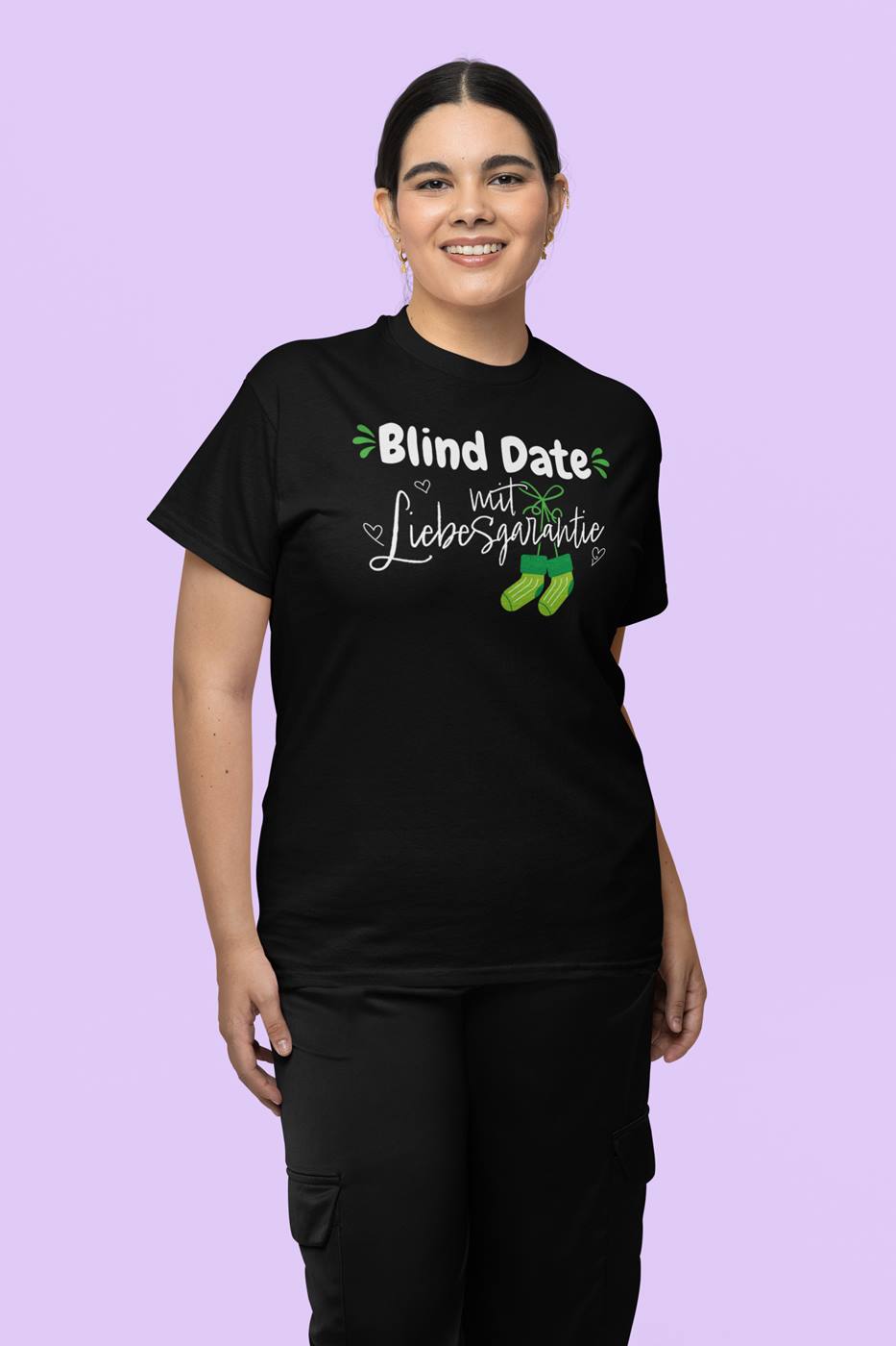 T-Shirt - Blind Date mit Liebesgarantie (Schwangerschaft)