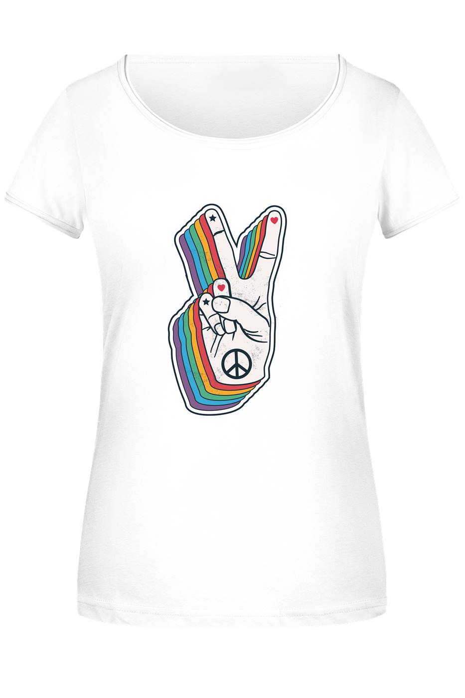 T-Shirt Damen - LGBT Peace