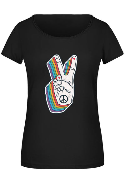 T-Shirt Damen - LGBT Peace