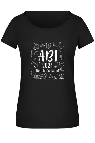 T-Shirt Damen - Abi 2024 weil ich's kann!