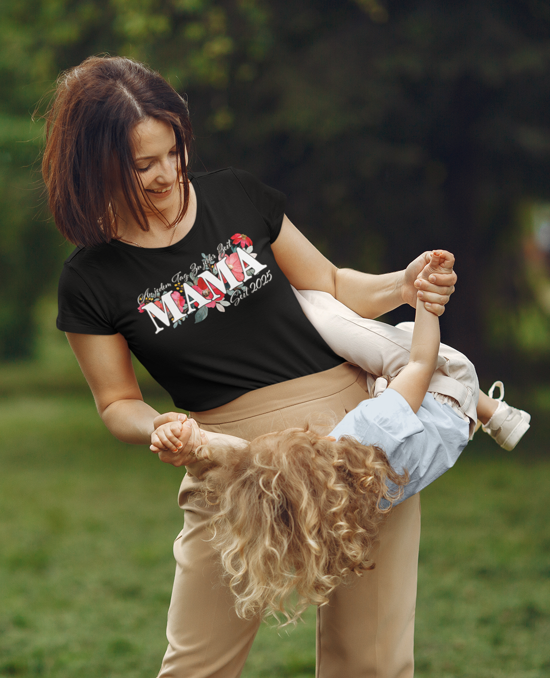 T-Shirt Damen - An jedem Tag, Zu jeder Zeit Mama seit 2025