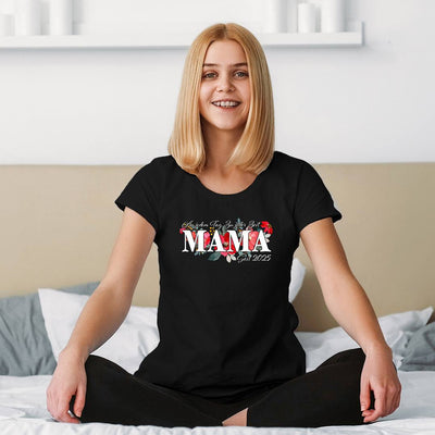 T-Shirt Damen - An jedem Tag, Zu jeder Zeit Mama seit 2025