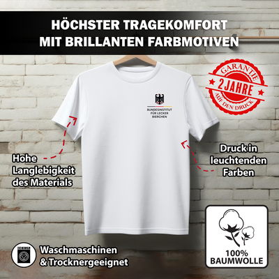 T-Shirt Herren - Bundesinstitut für lecker Bierchen
