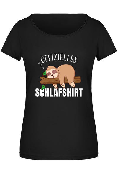 T-Shirt Damen - Faultier - Offizielles Schlafshirt