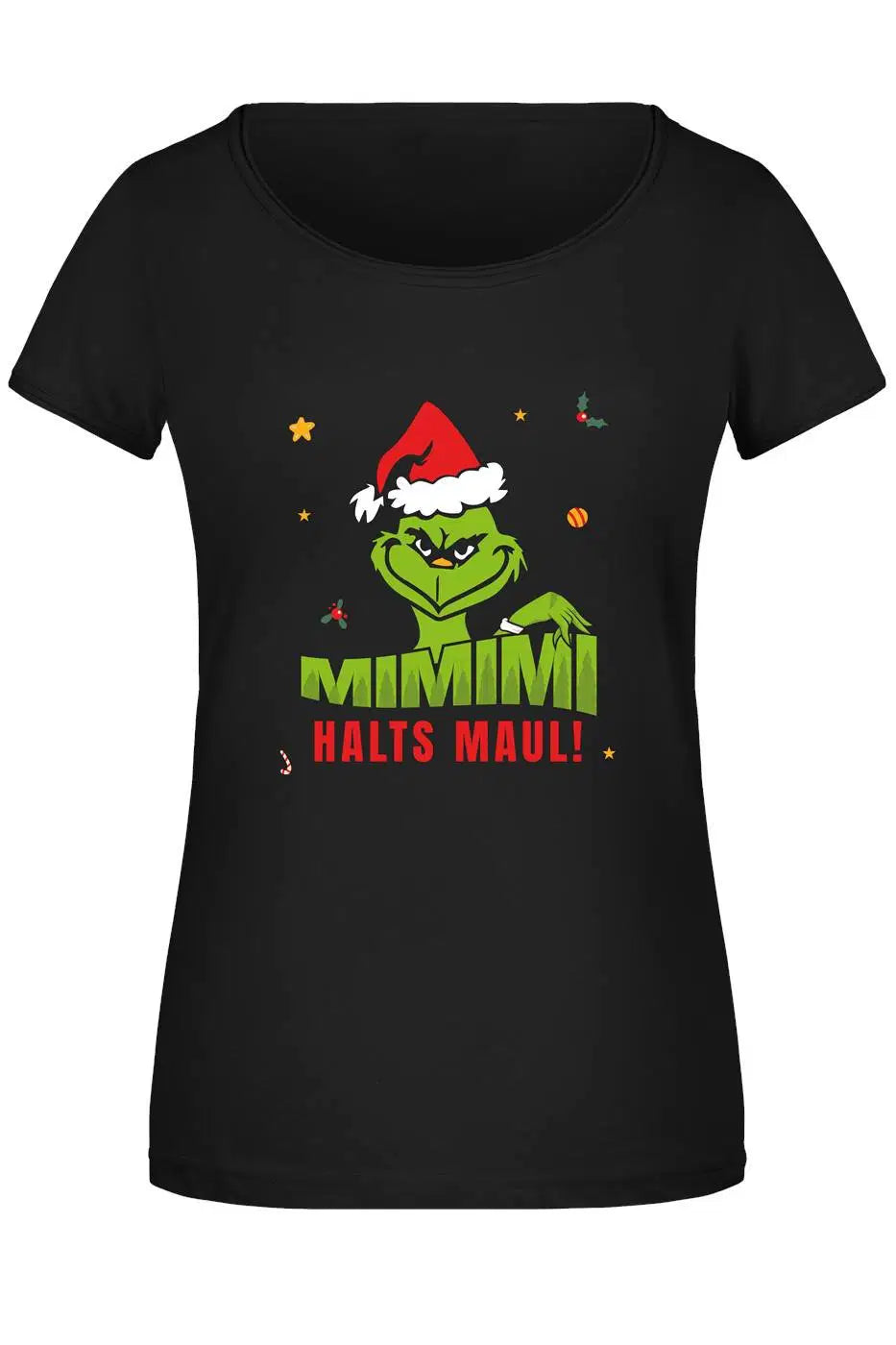 Bild: T-Shirt Damen - Grinch - Mimimi Halts Maul! Geschenkidee