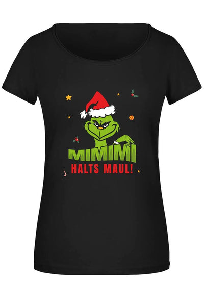 Bild: T-Shirt Damen - Grinch - Mimimi Halts Maul! Geschenkidee