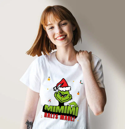 Bild: T-Shirt Damen - Grinch - Mimimi Halts Maul! Geschenkidee