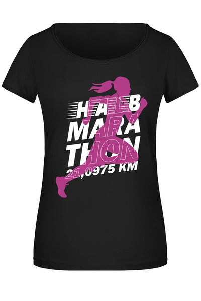 T-Shirt Damen - Halbmarathon (Motivation)