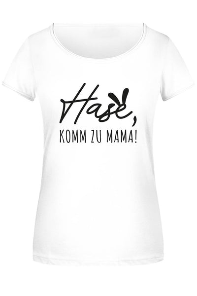 T-Shirt Damen - Hase, komm zu Mama!