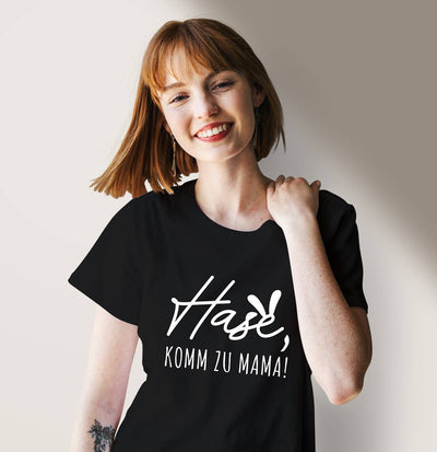 T-Shirt Damen - Hase, komm zu Mama!