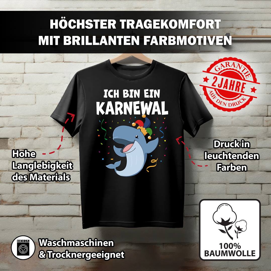 T-Shirt Damen - Ich bin ein Karnewal
