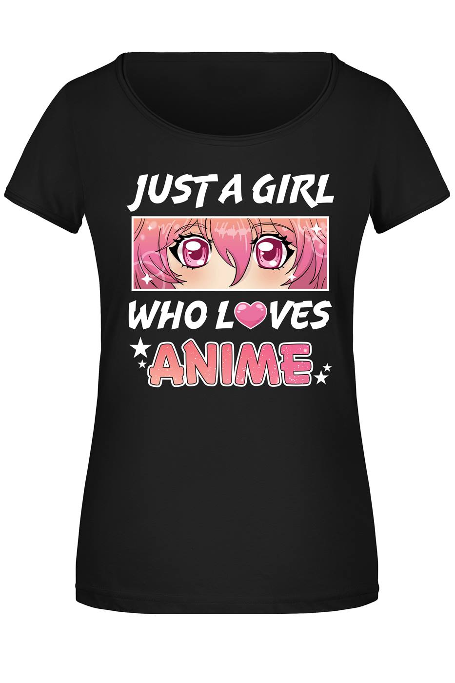 T-Shirt Damen - Just a girl who loves Anime