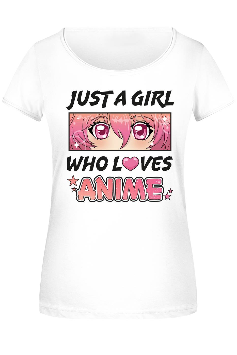 T-Shirt Damen - Just a girl who loves Anime