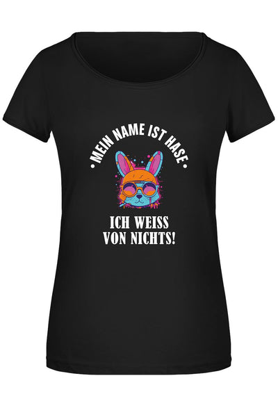 T-Shirt Damen - Mein Name ist Hase, ich weiß von nichts!