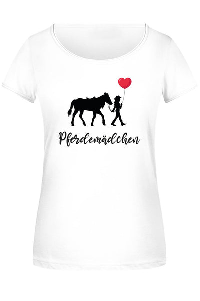 T-Shirt Damen - Pferdemädchen