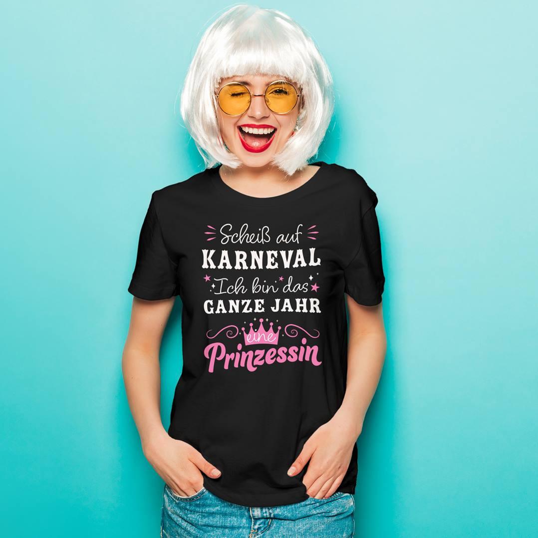 Karnevals-T-Shirt Für Damen – Langarm Mit Masken Produktbild-Vorschau 2