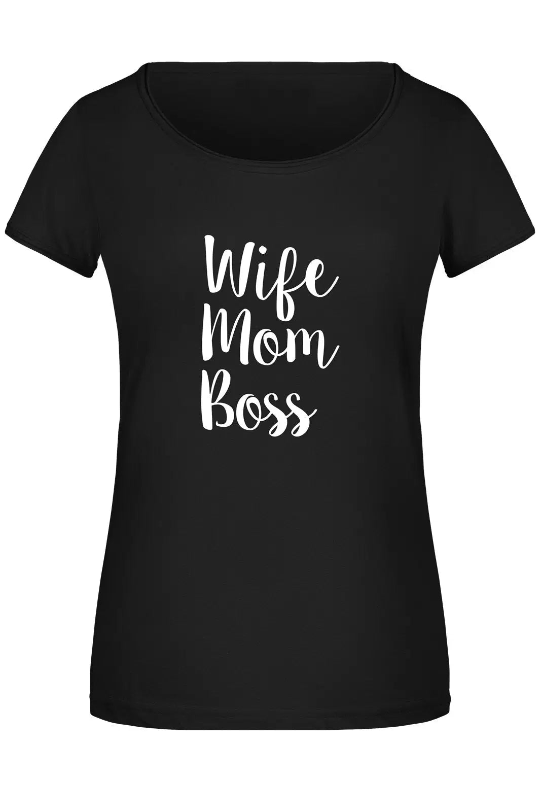 Bild: T-Shirt Damen - Wife Mom Boss Geschenkidee