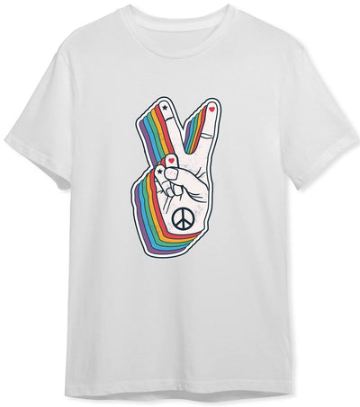 T-Shirt Herren - LGBT Peace