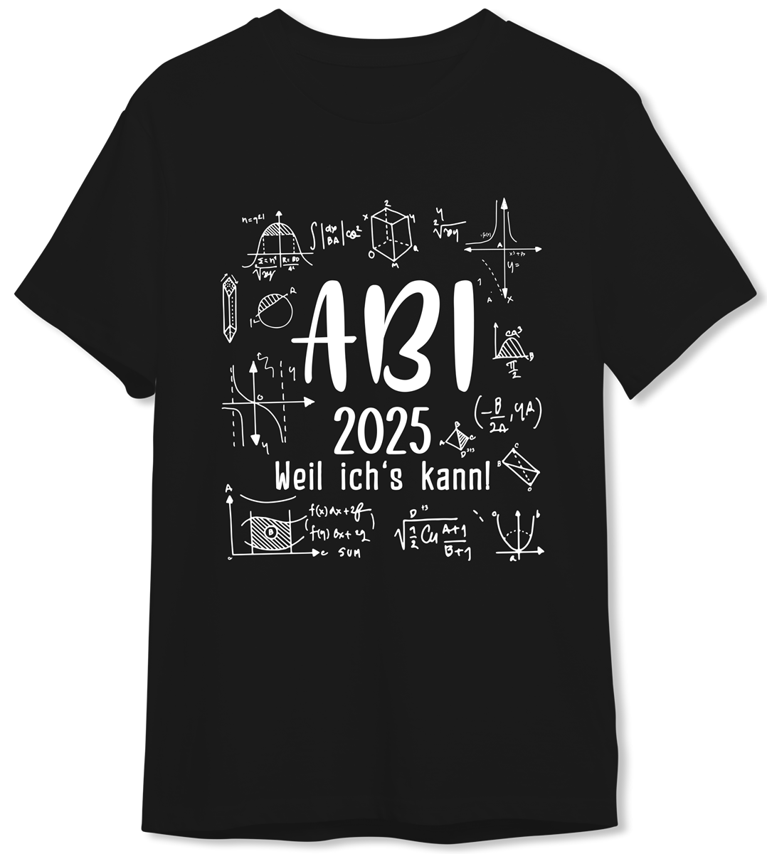 T-Shirt Herren - Abi 2025 weil ich's kann!