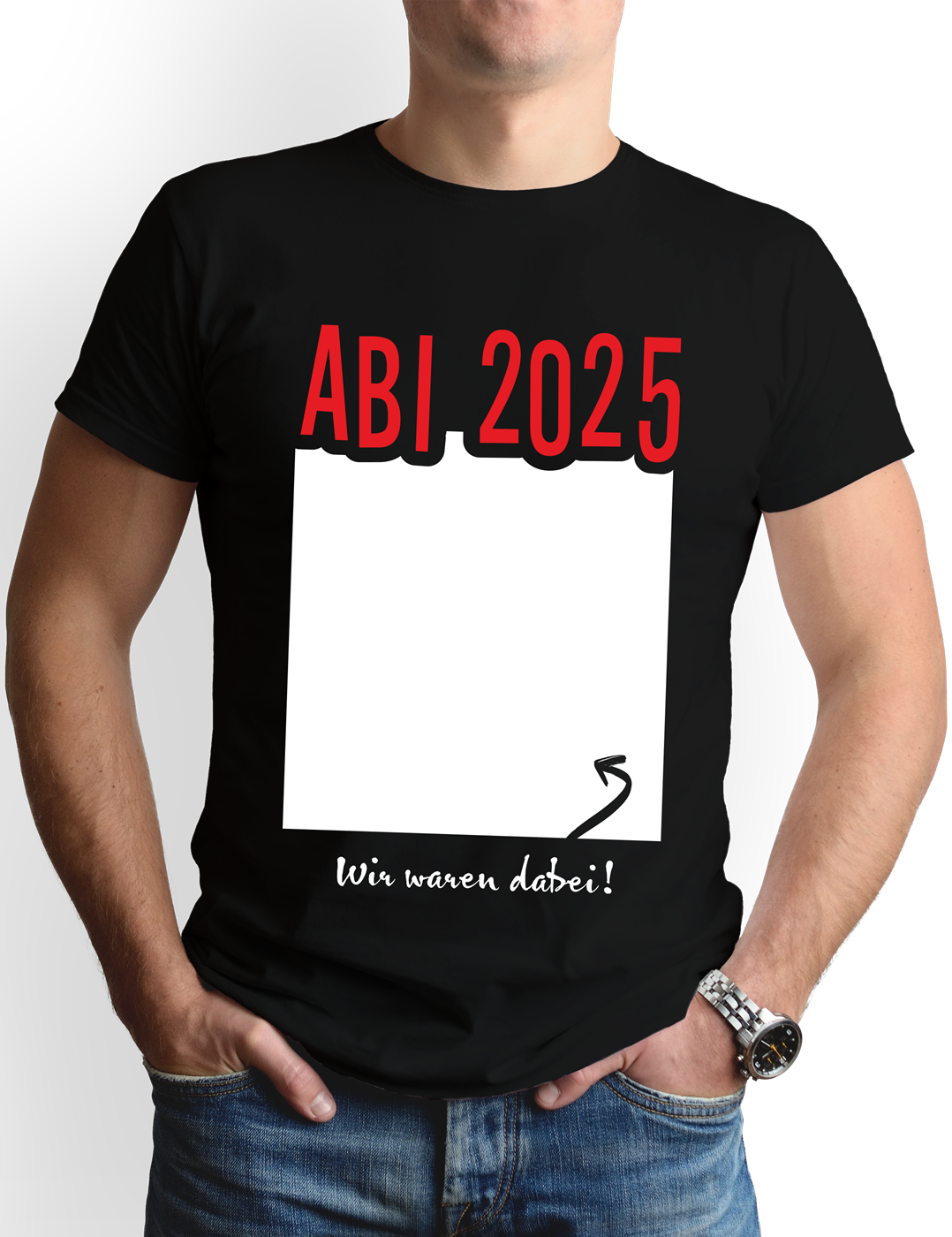 T-Shirt Herren - Abi 2025 Wir waren dabei!