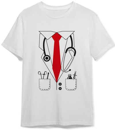 T-Shirt Herren - Arzt Kostüm (Motiv)
