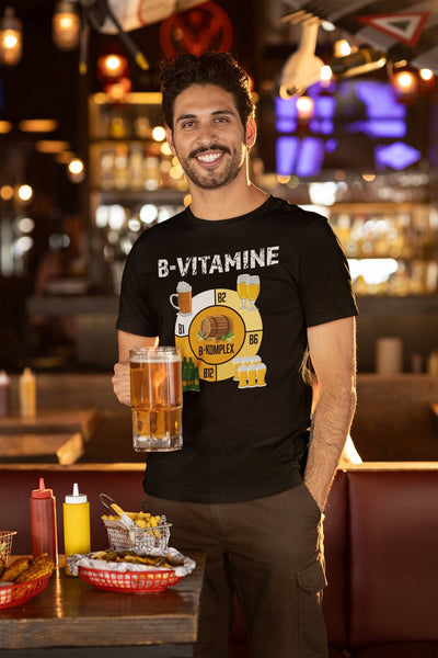 T-Shirt Herren - B-Vitamine (Bier)
