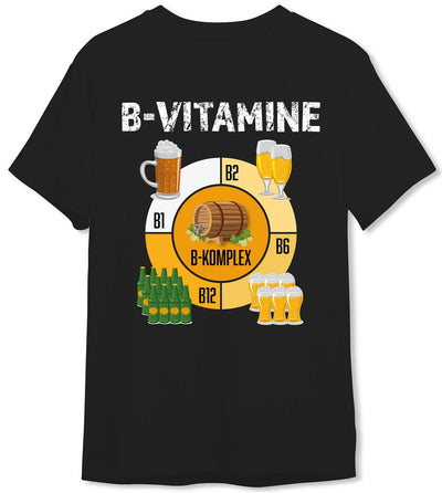 T-Shirt Herren - B-Vitamine (Bier)