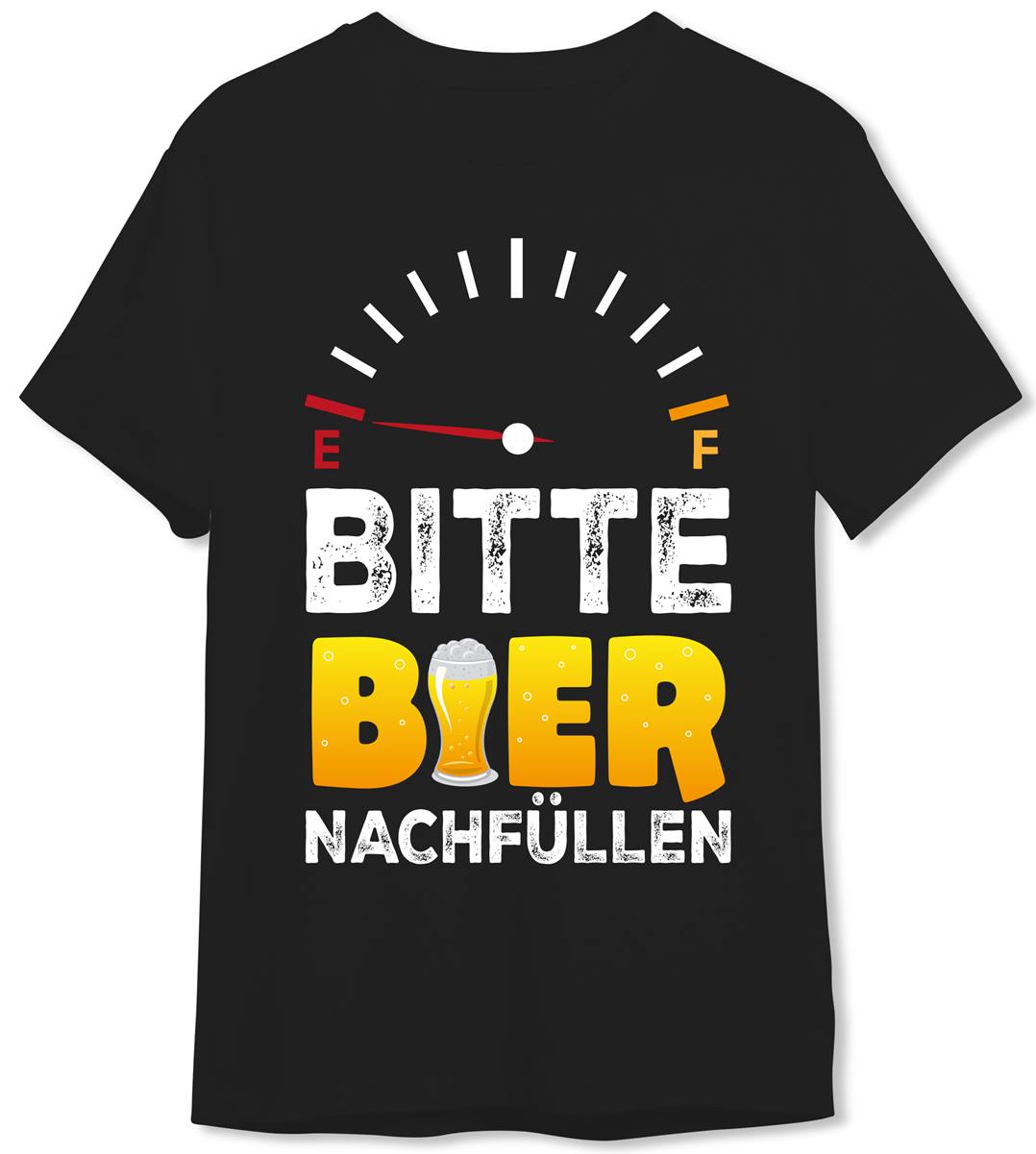 T-Shirt Herren - Bitte Bier nachfüllen