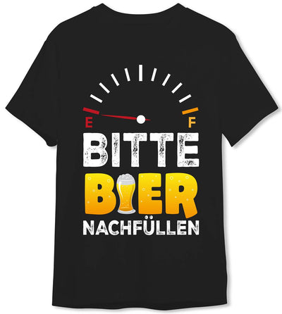 T-Shirt Herren - Bitte Bier nachfüllen