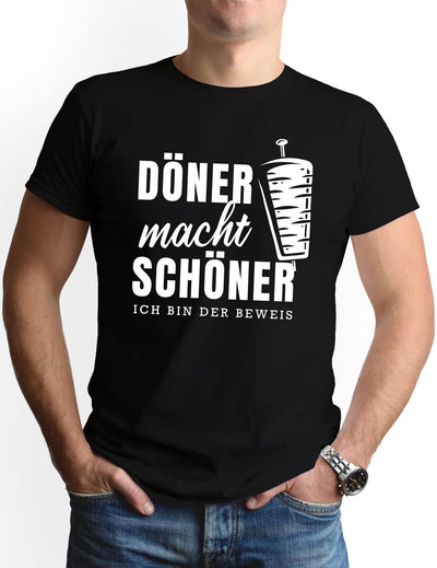 T-Shirt Herren - Döner macht schöner Ich bin der Beweis