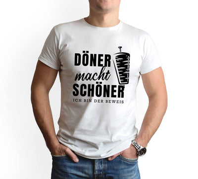 T-Shirt Herren - Döner macht schöner Ich bin der Beweis