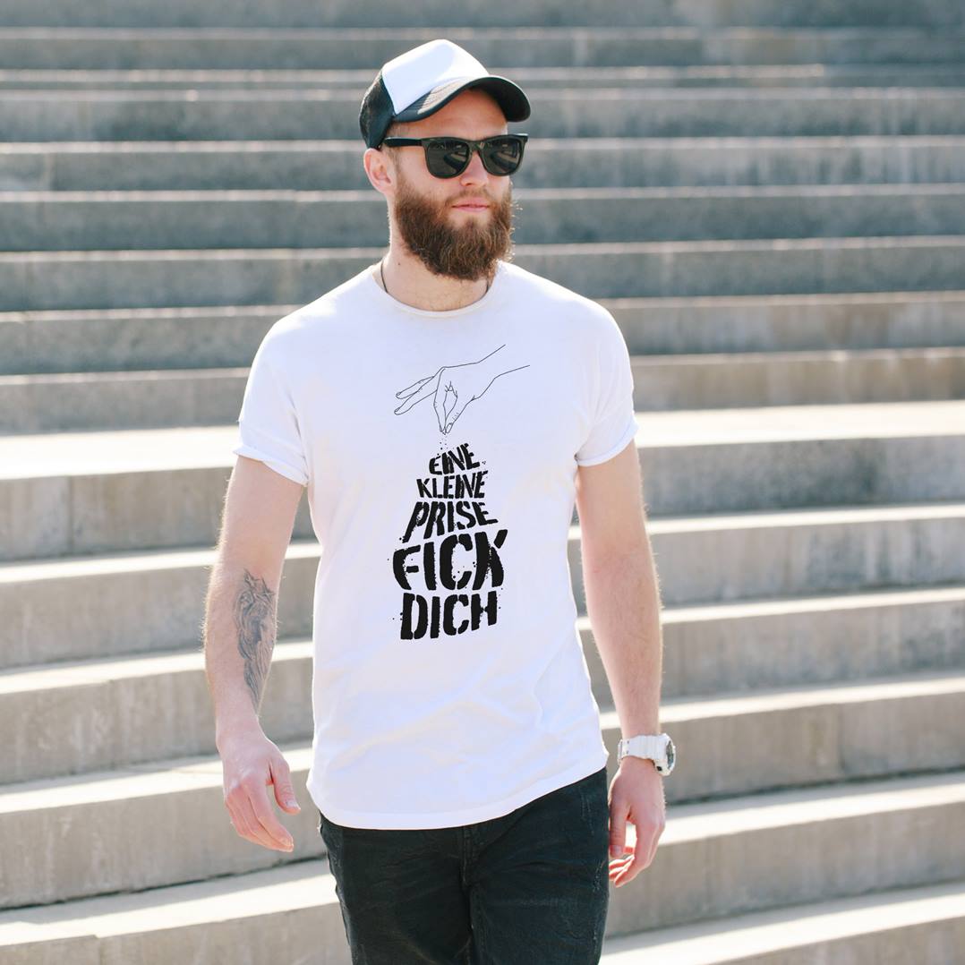 T-Shirt Herren - Eine kleine Prise Fick Dich